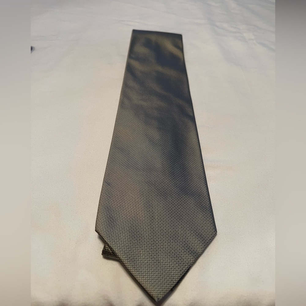 Saks 5th Avenue Silver Tie